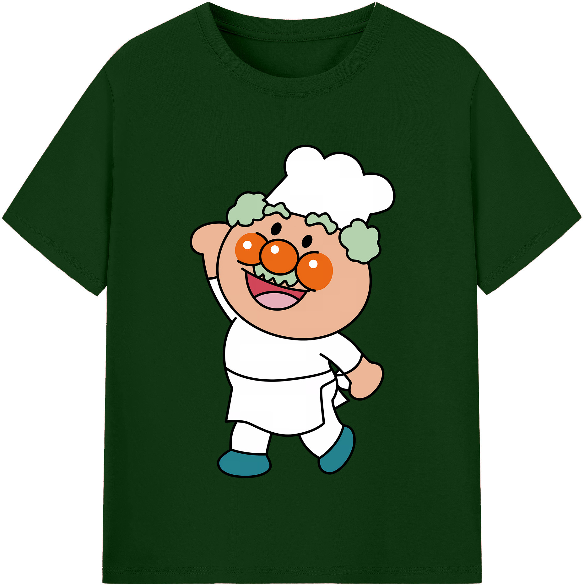 （画像用） アンパンマン Anpanman 綿100％半袖Tシャツ（フロントプリント）